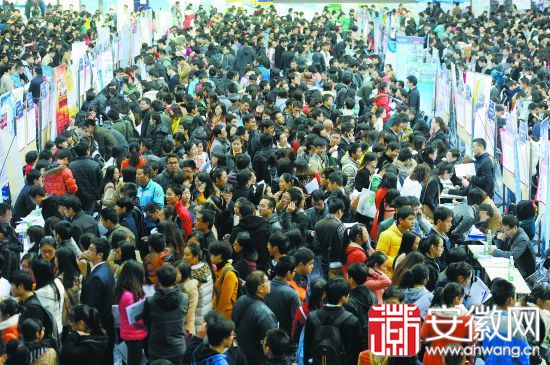 安大毕业生招聘会事业单位待遇好但要硕士以上学历